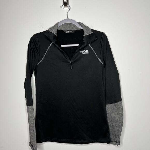 North Face Pullover Womens Small Half Zip Fleece Lined Outdoor Athletic Sweater - Picture 1 of 11